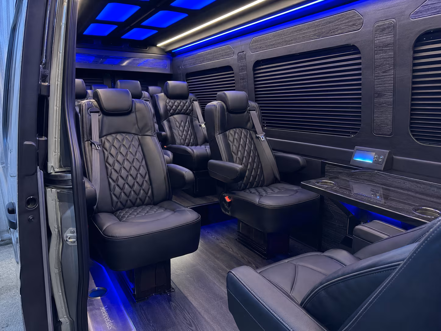 sprinter van transportation for groups and events across roswell